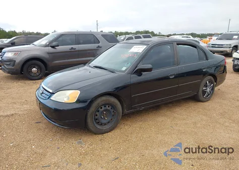 2002 Honda Civic Ex из США, поврежденный, VIN 2HGES26752H562802